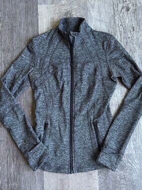 lululemon athletica Charcoal Heather Full-Zip Utility Jacket